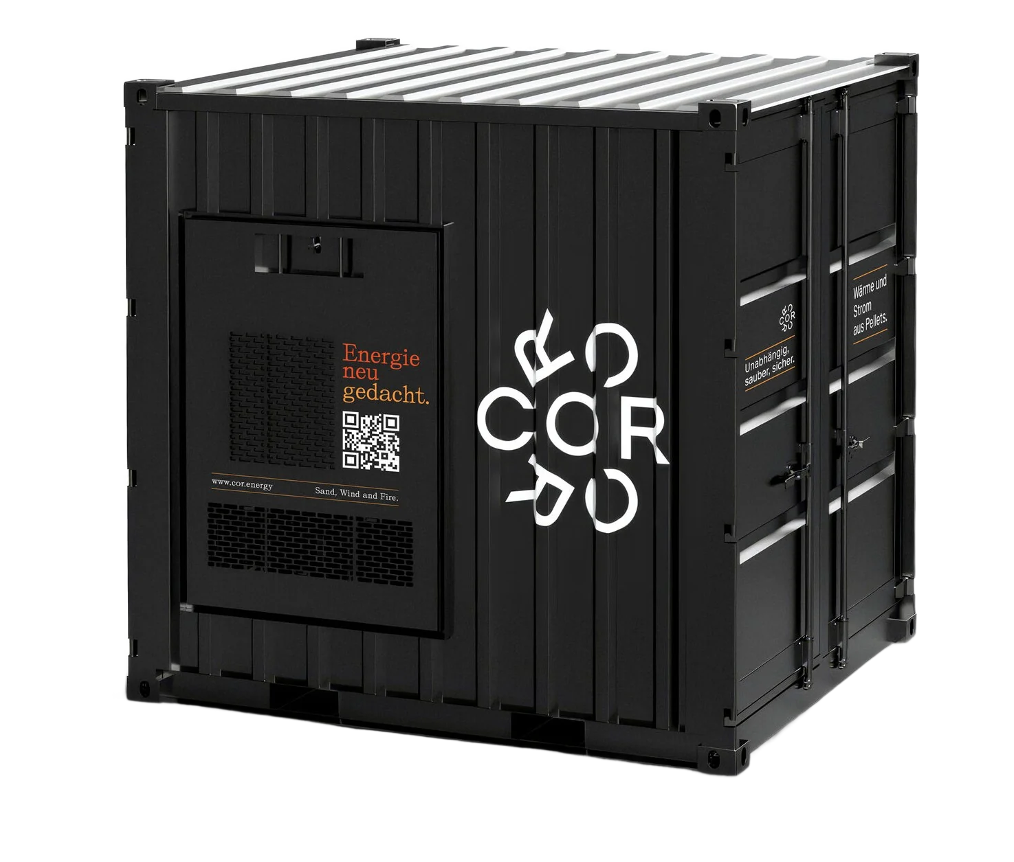 COR.tainer — Energiezentrale im Containerformat