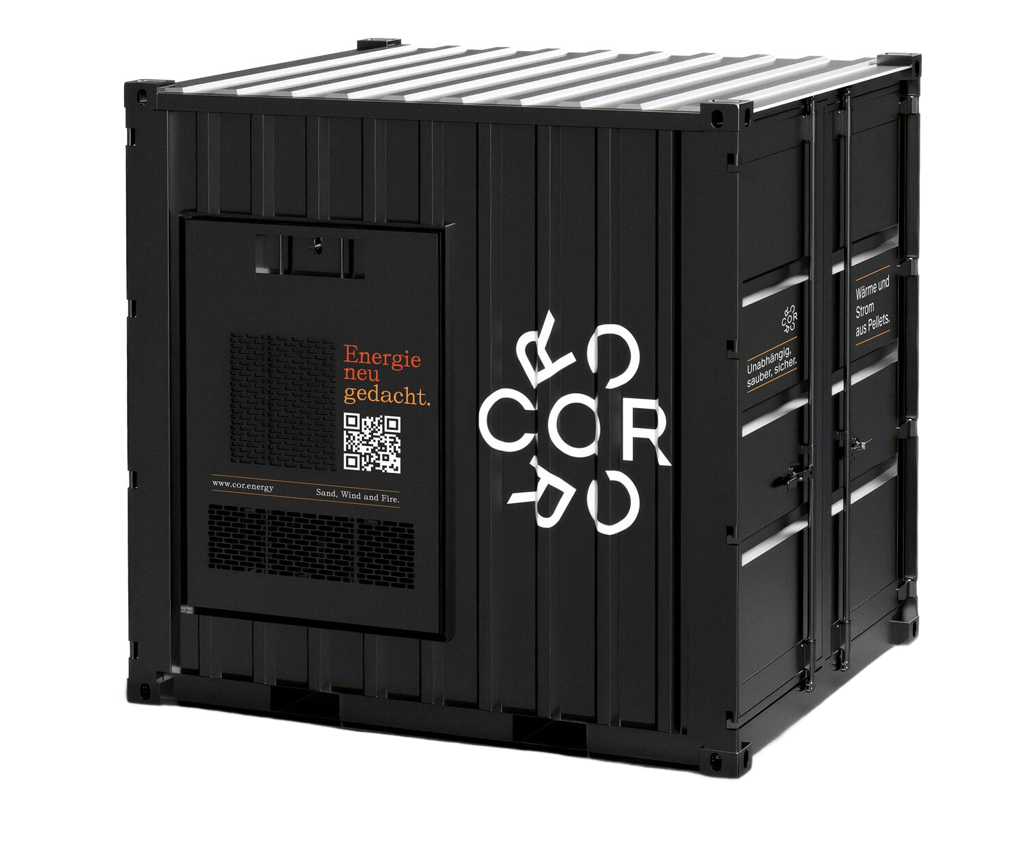 COR.tainer — Energiezentrale im Containerformat
